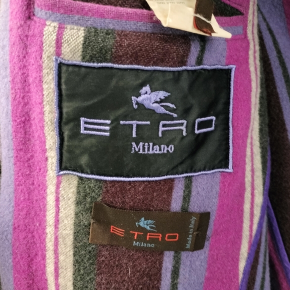 Etro Milano Wool Coat - Picture 2 of 5